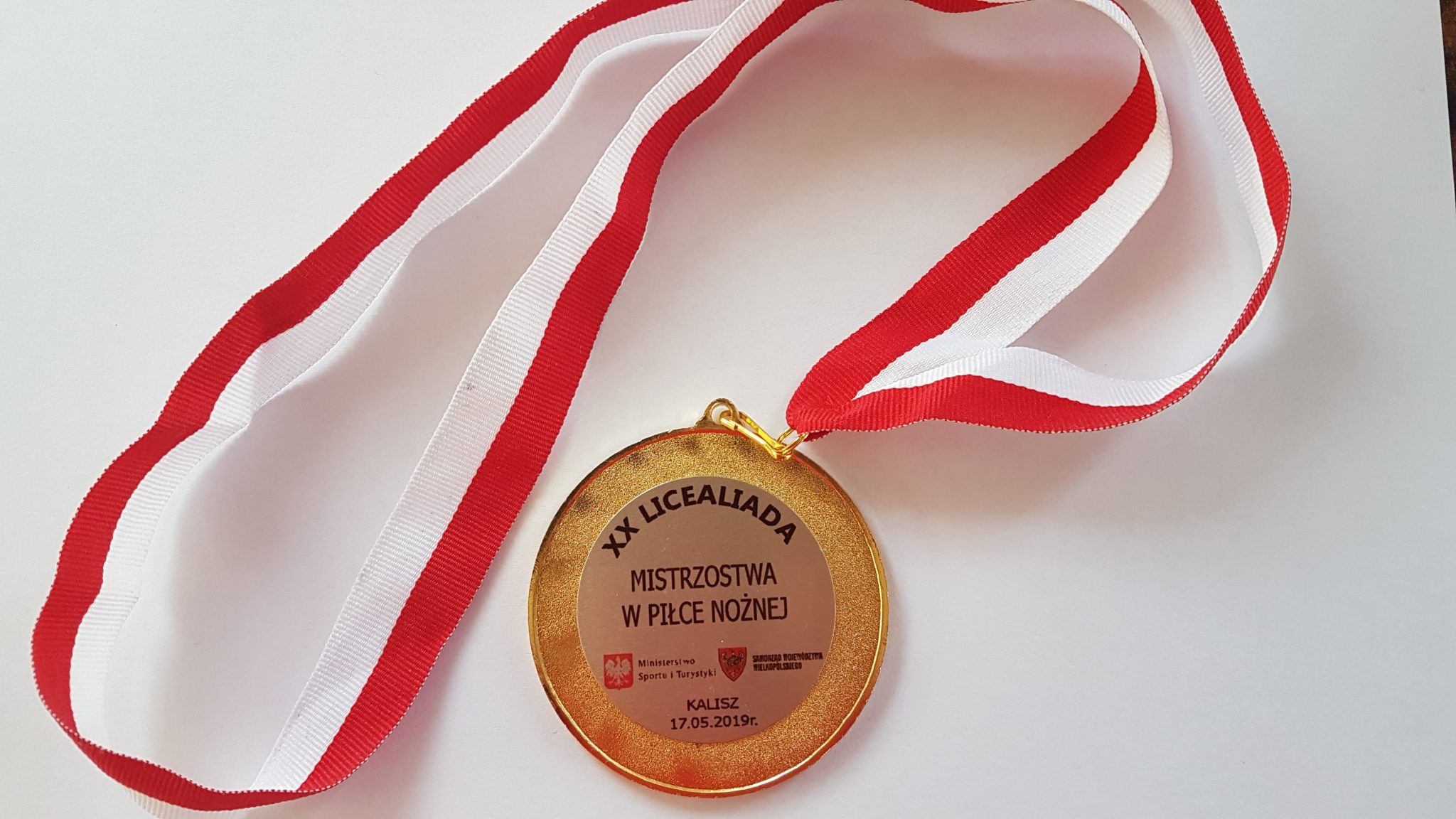 Zdjęcie medal Finał Piłka Nożna 2019 2