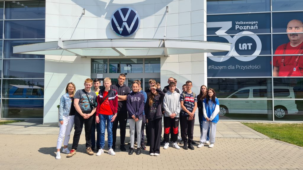 Logistycy w fabryce Volkswagena